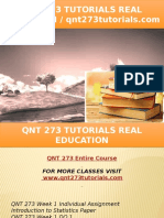 QNT 273 TUTORIALS Real Education - Qnt273tutorials.com