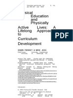 Physical Education and Physically Active Lives - A Lifelong Approach To Curriculum Development