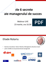 Prezentare Webinar 6 Secrete 