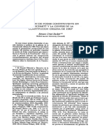 La Noción de Poder Constituyente en Carl Schmitt y La Génesis de La Constitución Chilena de 1980 - Renato Cristi