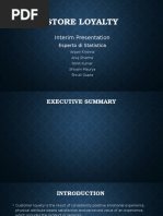 Store Loyalty_Interim Presentation