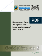 Botswana Manual On Pavement Testing