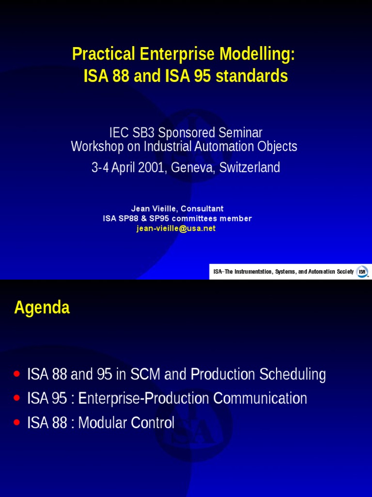 Isa Pdf Scheduling Production Processes Supply Chain