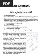 Meio Ambiente e Educação Matemática