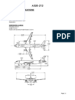 Aircraft Specifications - Model A320-212