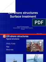 Offshore structures surface treatment