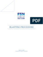 Blasting Procedure