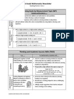 Parent Newsletter - First Grade Mathematics MP 3 Part 2