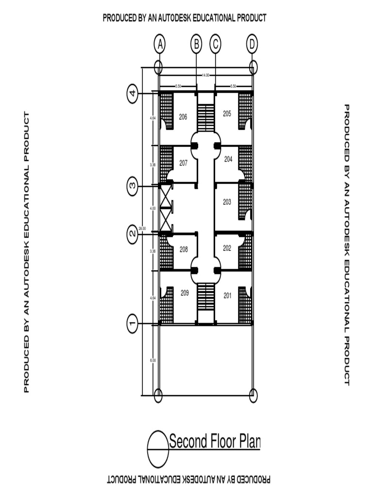 Second Floor Architectural Plan | PDF | Technology & Engineering