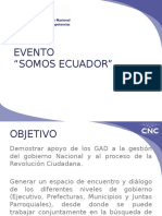 Estrategia Comunicacional Evento SOMOS ECUADOR