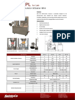 Lab Fluid Bed Granulator Coater Mini DPL