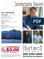 Hartwell Denim Shirts Promotional Flyer