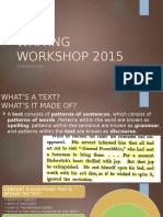 Intro 2015 Workshop