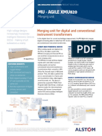 2 MU AGILE XMU 820 Merging Unit