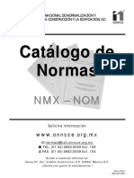 37878437 Catalogo de Normas Nmx