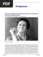 Arturo Gutiérrez Plaza - El Cine y Los Poetas