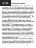 Diagnóstico da utilização das FPE em indústria de confecção