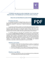 Información Para Inscripción a PPS Psicología Forense 1er Cuatrimestre 2015