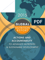 Global Nutrition Report 2015: Actions and Accountability To Advance Nutrition and Sustainable Development