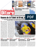 Koha Ditore, Frontpage, March, 3 2010