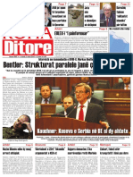 Koha Ditore Frontpage, March 2nd 2010