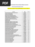 Download Iranian ISI Journals Listed in Thomson Reuters Master Journal List by Mehrdad Malekzadeh SN305876962 doc pdf