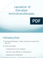 Evaluation of Elevated Aminotransferases