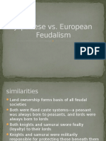 Japanese vs European Feudalism