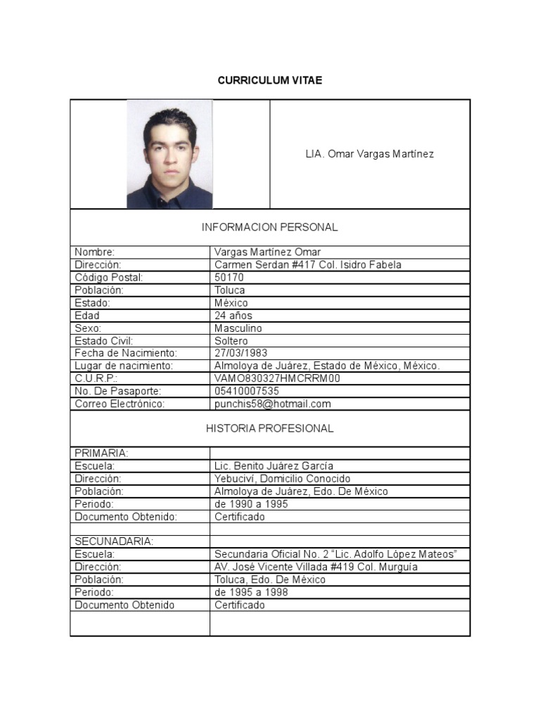 Curriculum vitae mx 08 picture