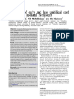 Journal of Perinatology Volume 28 Isrd Clamping On Neonatal Hemat