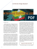 Will the 2015 General Election Change Myanmar?