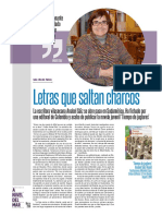 Letras que saltan charcos. Anabel Sáiz Ripoll en Colombia