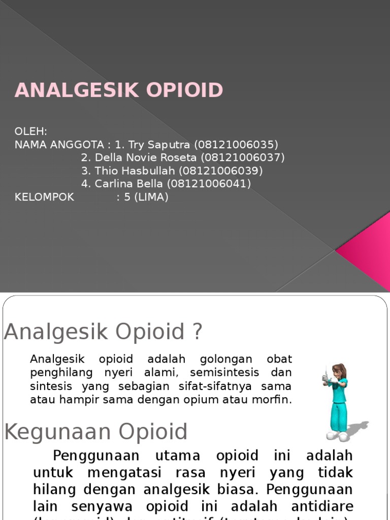 Analgetik Opioid Pdf