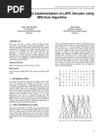 Low Complexity Implementation of LDPC Decoder Using