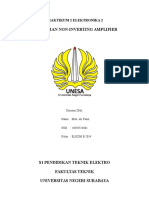 Laporan Percobaan 1 (Non Inverting Amplifier)