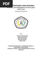 Download Data Demografi Dan Geografi Surveilans Epidemiologi Penyakit Menular by Lakone Bangil SN305903253 doc pdf