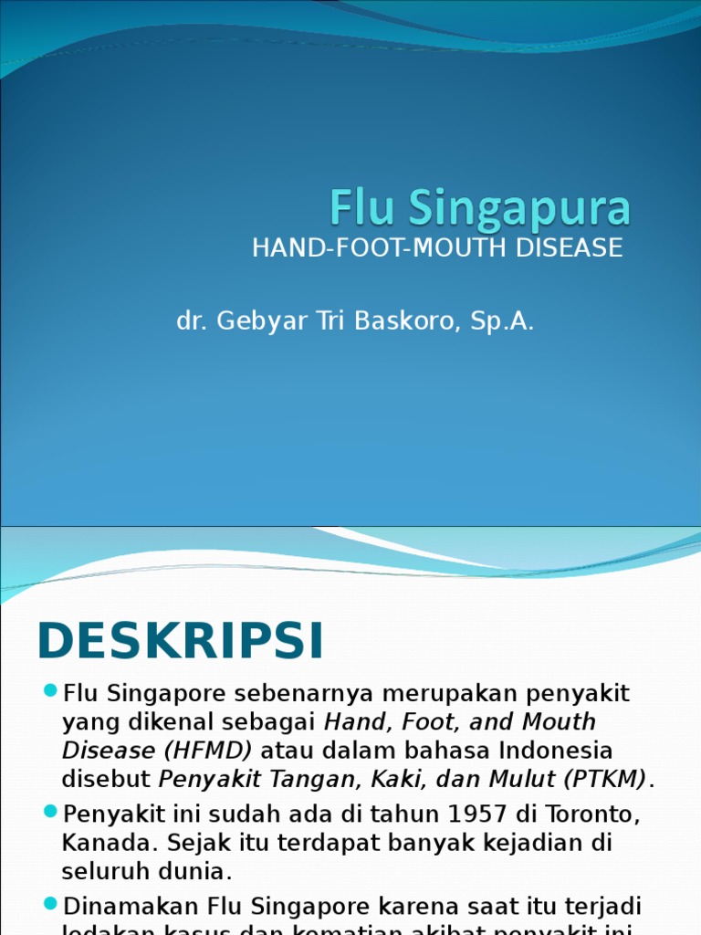 Flu Singapura Pdf