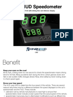 C60 GPS Head-Up Display Speedometer