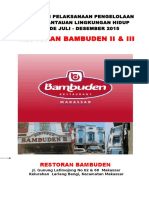 Sampul Pelaporan Restoran Bambuden II & III