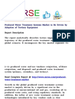 Produced Water Treatment Systems Market To Be Driven by Adoption of Tertiary Equipment