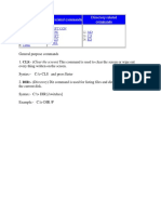 DOS General Purpose Commands PDF