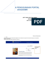Tata Cara Penggunaan Portal Akademik