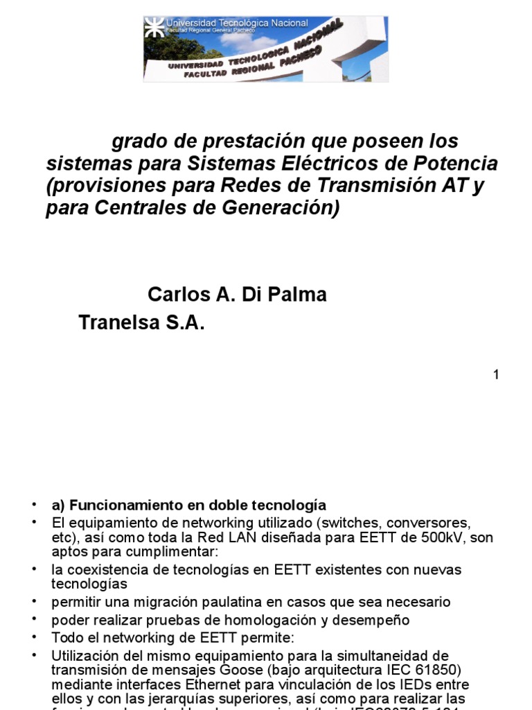 ARQUITECTURA IEC 61850 (3 de 3) | PDF | Conmutador de red | Estándares ...