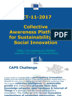 Collective Awareness Platforms for Sustainability and Social Innovation