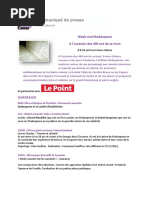 Week-end Shakespeare