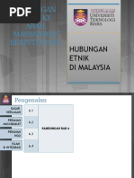 CTU555 Sejarah Malaysia - Hubungan Etnik Ke Arah Masyarakat Berintegrasi