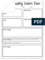 Guided Reading Lesson Plan: Group: - Level: - Date