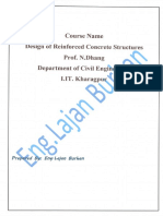 Design of Reinforced Concrete Course-Part Four-Handbook-All Lectures, By: Pro. N.Dhang