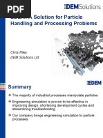 EDEM: A Solution For Particle Handling and Processing Problems