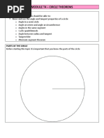 Circle Theorems